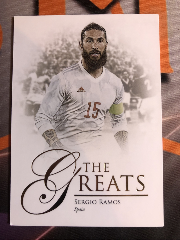 Sergio Ramos THE GREATS 2023 FUTERA High End Soccer trading card