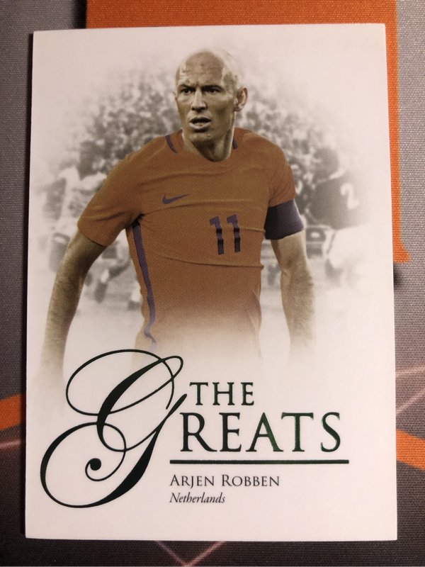 Arjen Robben High-end Numbered out of 20 FUTERA soccer trading card
