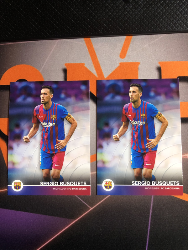 Sergio Busquets RARE soccer trading card