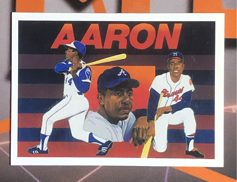 Hank Aaron Baseball Heroes MLB trading card
