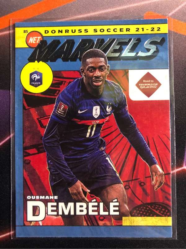 Ousmane Dembele MARVELS Donruss 2021 Soccer trading card