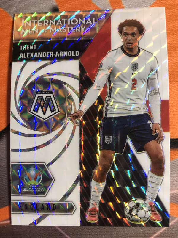 Trent Alexander Arnold Mirror Refractor  2020 Euro Mosaic Soccer trading card