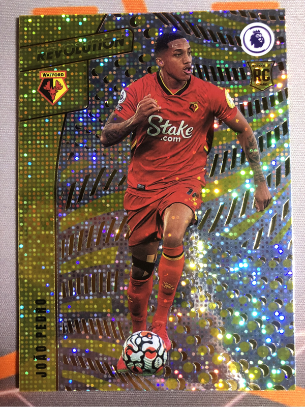 Joao Pedro ROOKIE Revolution 2021 EPL soccer trading card
