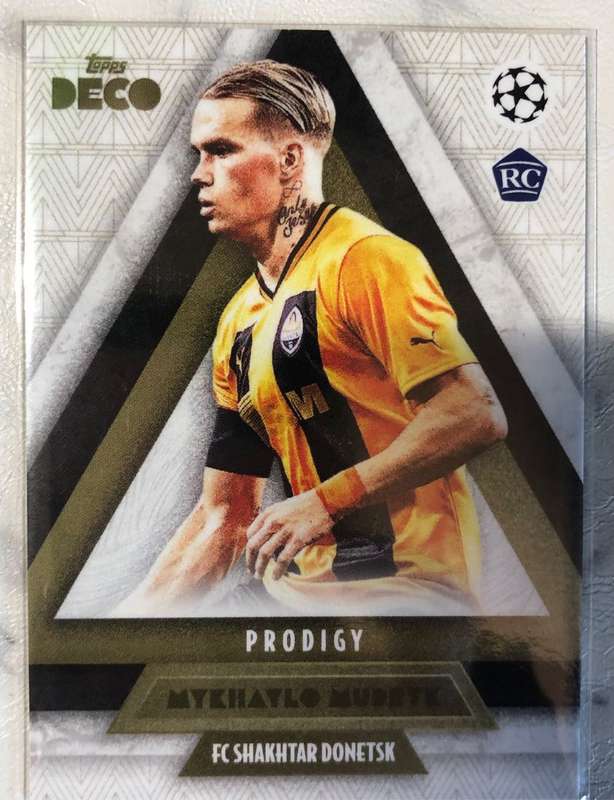 Mykhaylo Mudryk ROOKIE Topps DECO 2022 soccer trading card