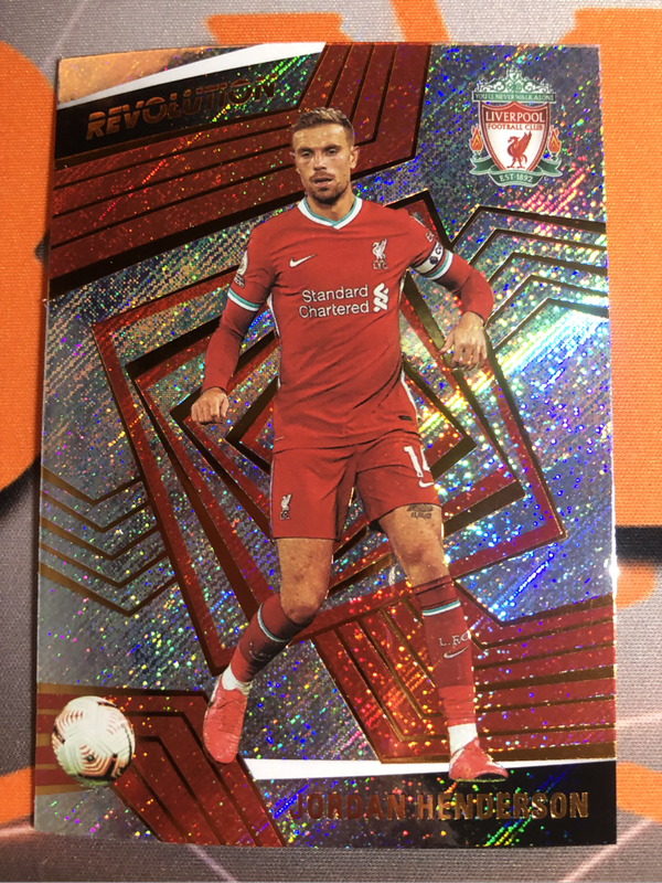 Jordan Henderson 2020 Liverpool soccer trading card 