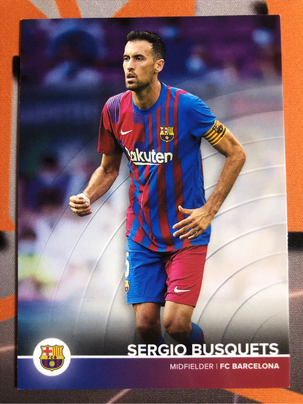 Sergio Busquets RARE soccer trading card