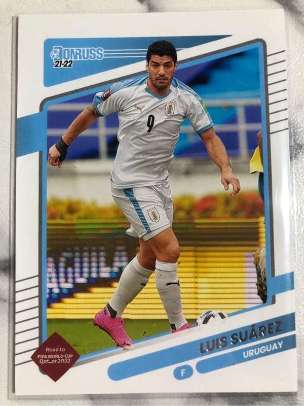 Luis Suarez Donruss 2021 Road to Qatar Soccer trading card