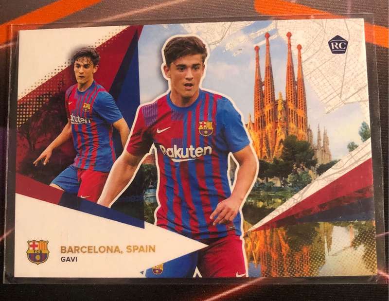 Gavi ROOKIE Topps Barcelona 2021 Soccer trading card