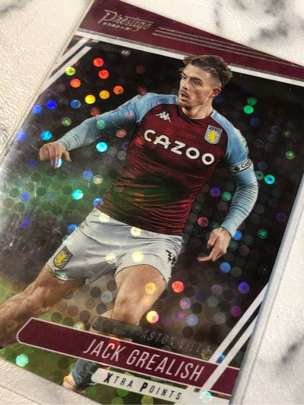 Jack Grealish H2 EXCLUSIVE Chronicles circles PRESTIGE 2020 soccer trading card