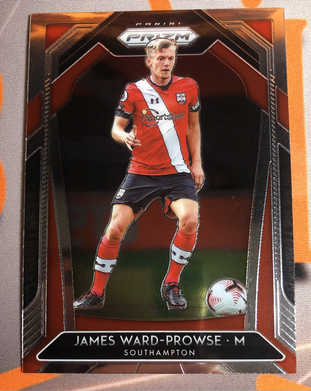 James Ward Prowse Prizm 2022 soccer trading card