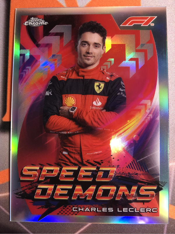 Charles Leclerc Rare REFRACTOR 2022 F1 Topps Chrome 2022 trading card