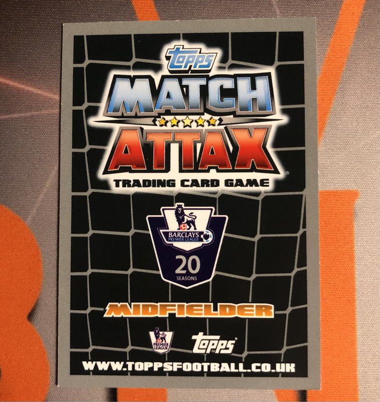 David Beckham Ultra RARE golden moment Match Attax soccer trading card
