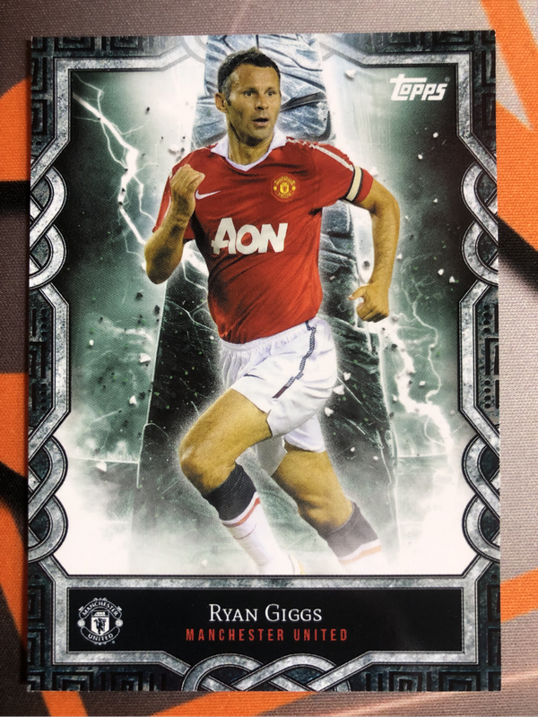 Ryan Giggs Black Lightning Insert Man United 2025 Soccer trading card
