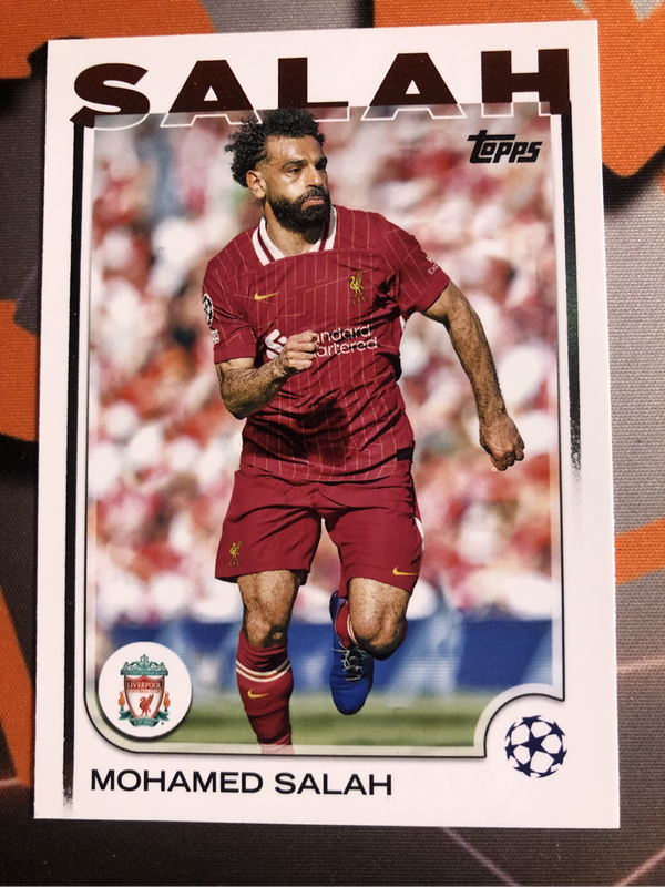 Mohamed Salah Topps 2023 Liverpool Soccer trading card