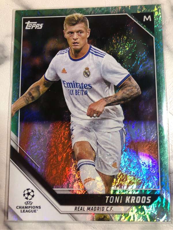 Toni Kroos Topps Jade Edition 2022 Soccer trading card