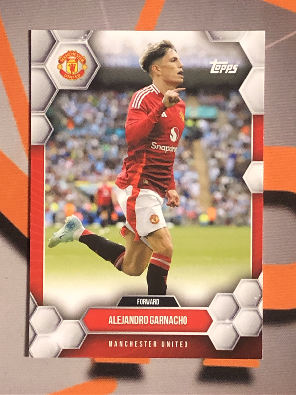 Alejandro Garnacho Topps 2025 Soccer trading card