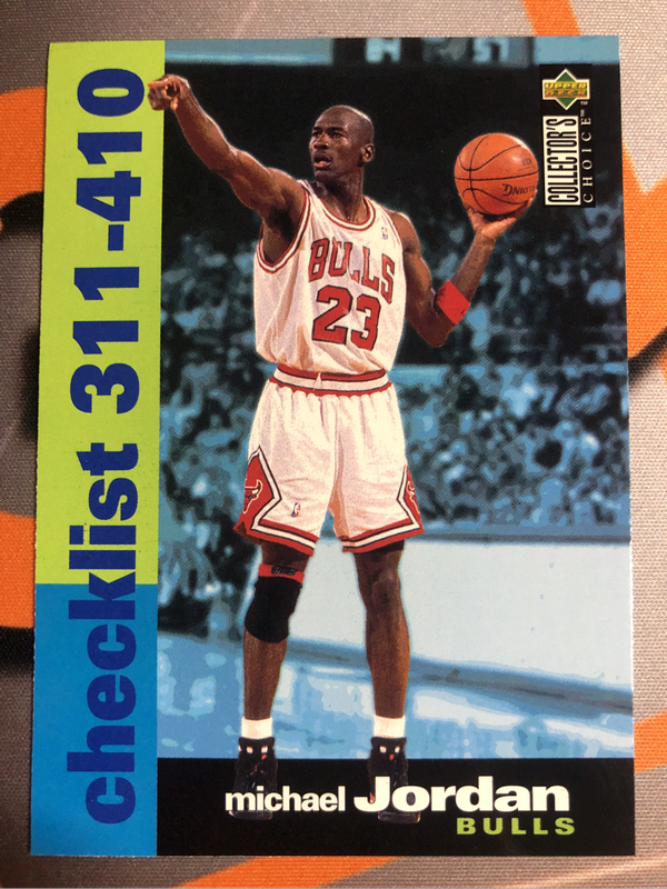 Michael Jordan 1995 Upper deck NBA Basketball trading card