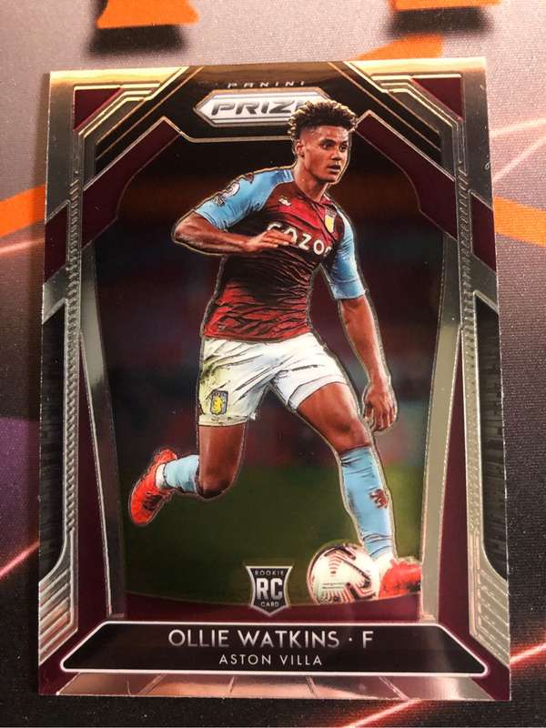 Ollie Watkins ROOKIE 2020 EPL Prizm Soccer trading card