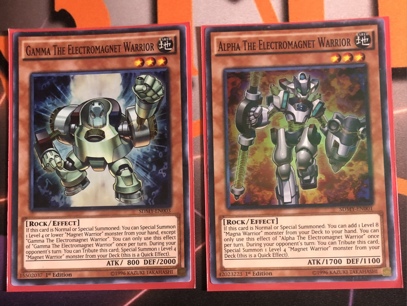 Super RARE Electromagnet Warrior BUNDLE of 2 Yugioh trading cards