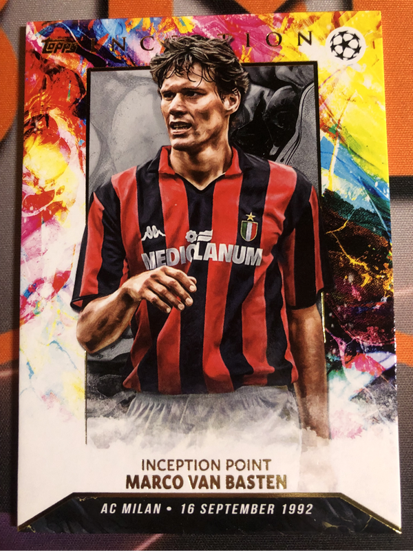 Marco Van Basten Topps INCEPTION Soccer trading card