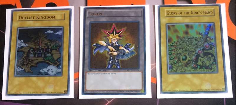YuGiOh Limited Edition YGLD 4 card FULL Token set trading cards