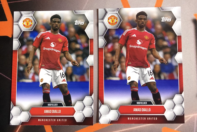 Amad Diallo NEW 2025 Man United Soccer trading card
