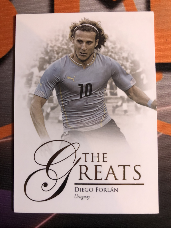 Diego Forlan THE GREATS 2023 FUTERA High End Soccer trading card