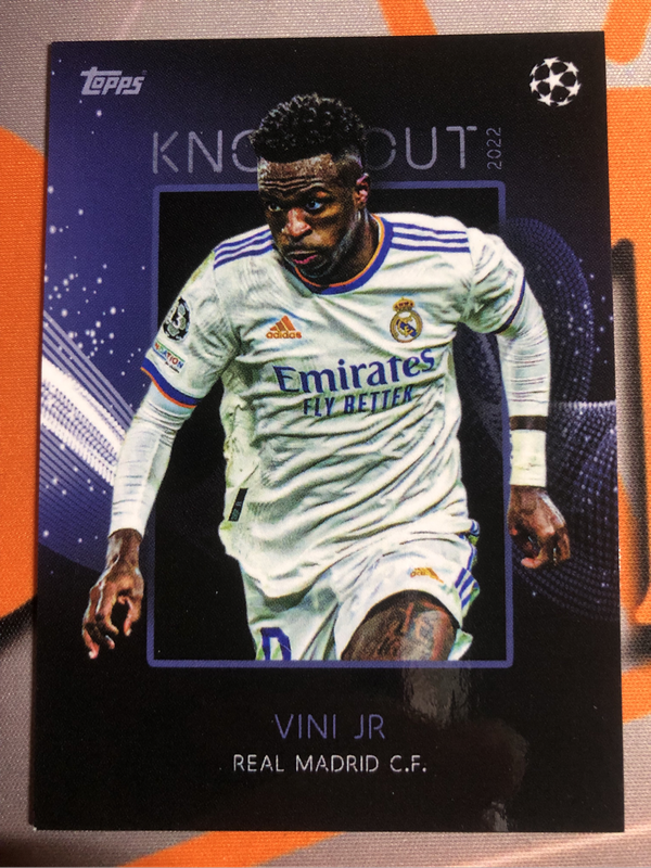 Vini Jnr Topps Knockout 2022 Soccer trading card