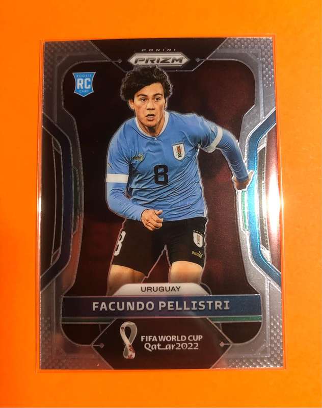 Facundo Pellistri ROOKIE Prizm World Cup 2022 soccer trading card
