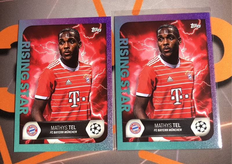 Mathys Tel Topps 2022 soccer trading card