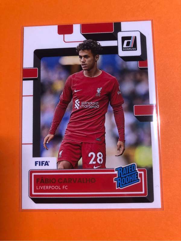 Fabio Carvalho Rated ROOKIE Donruss 2022 Soccer trading card