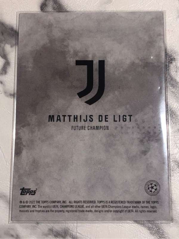 Matthijs De Ligt Topps 2022 Soccer Trading card