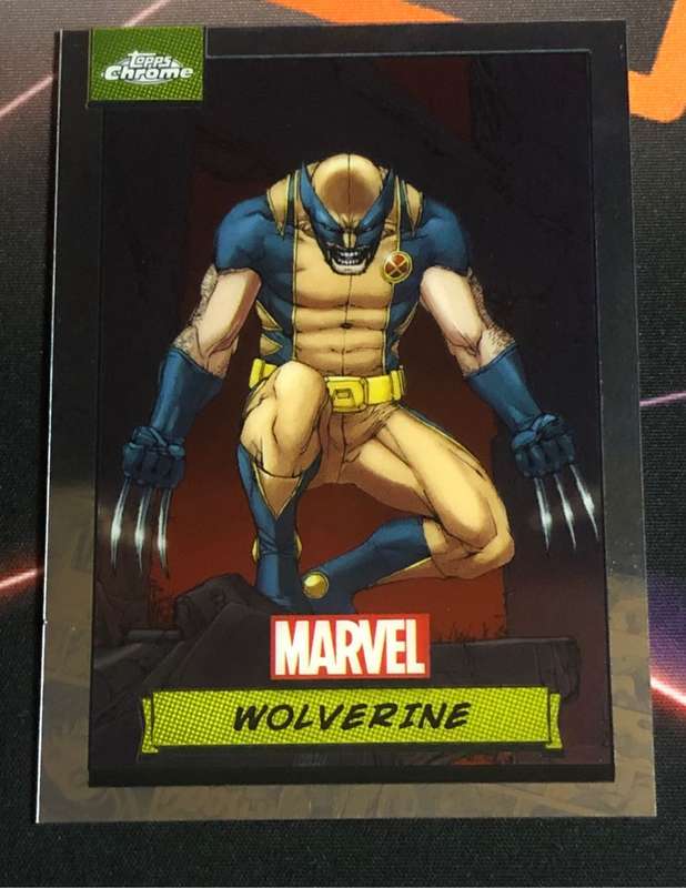 Wolverine Topps Chrome 2024 Marvel trading card