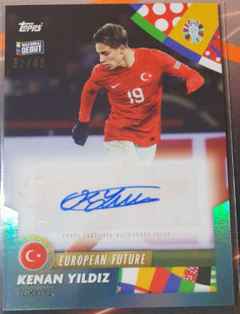 ROOKIE Kenan Yildiz European Future National Debut out of 49 (ONLY 49 IN THE WORLD)