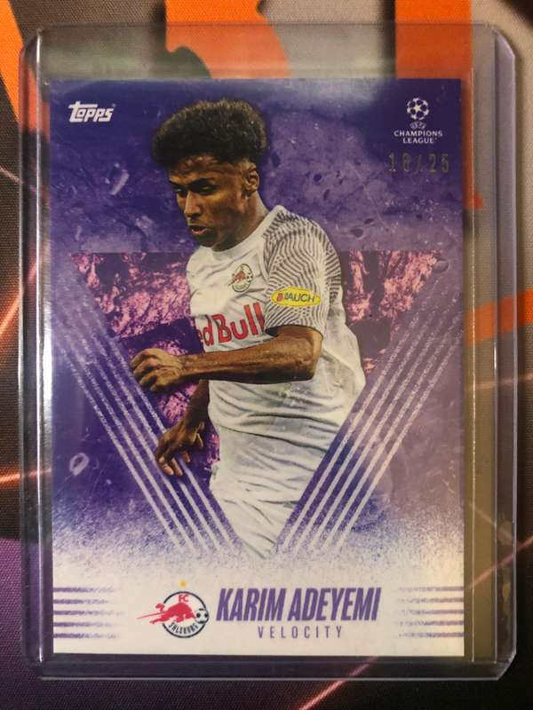 Karim Adeyemi Numbered OUT OF 25 ( 2021 UEFA CHAMPIONS LEAGUE SOCCER TRADING CARD