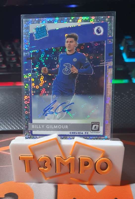 ROOKIE Billy Gilmour Prizm Optic Rated rookie AUTOGRAPH (OUT OF 149) 2020-2021