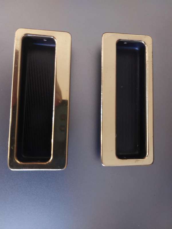 Kuhler Gold Recessed cupboard handle Prestige quality - 180 available. High quality Austrian