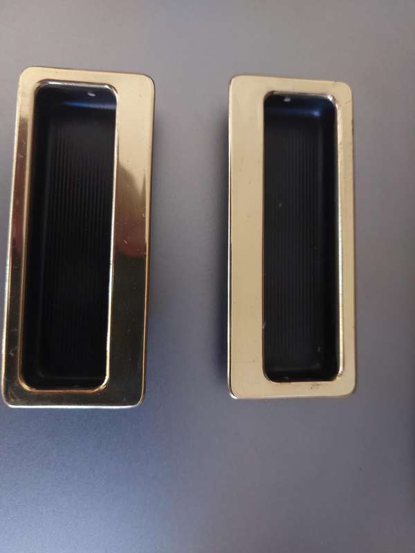 Kuhler Gold Recessed cupboard handle Prestige quality - 180 available. High quality Austrian