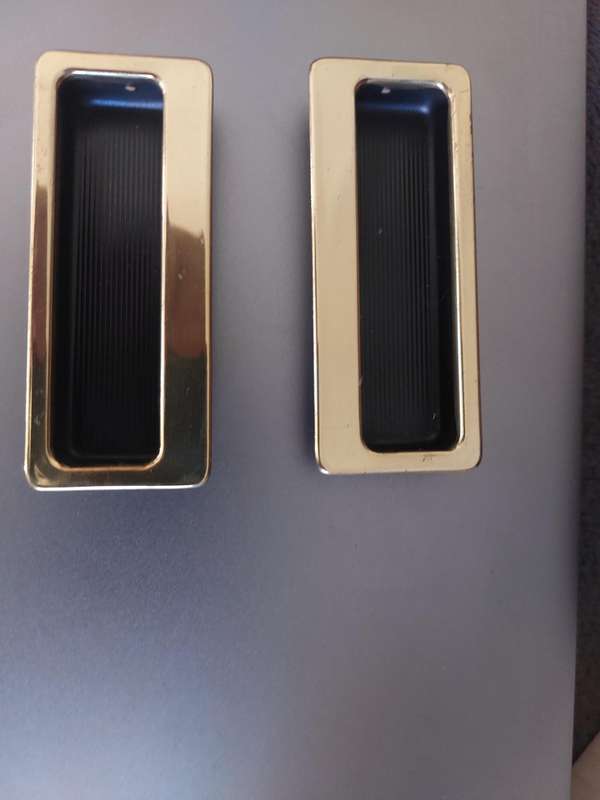 Kuhler Gold Recessed cupboard handle Prestige quality - 180 available. High quality Austrian