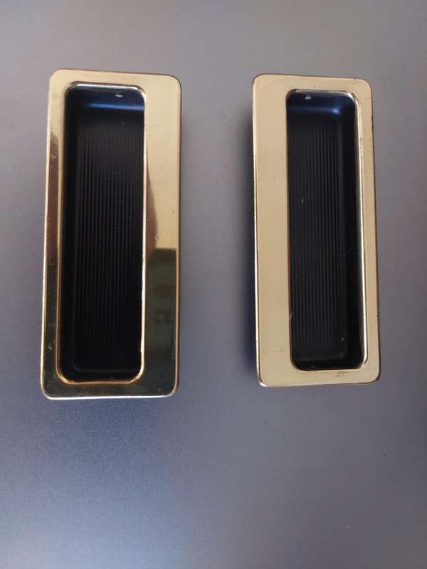 Kuhler Gold Recessed cupboard handle Prestige quality - 180 available. High quality Austrian