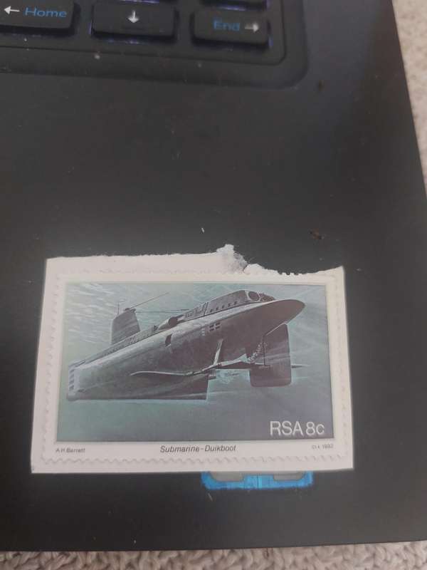 South Africa #560 (A228) VF USED - 1982 8c Submarine "Duikboot" stamp