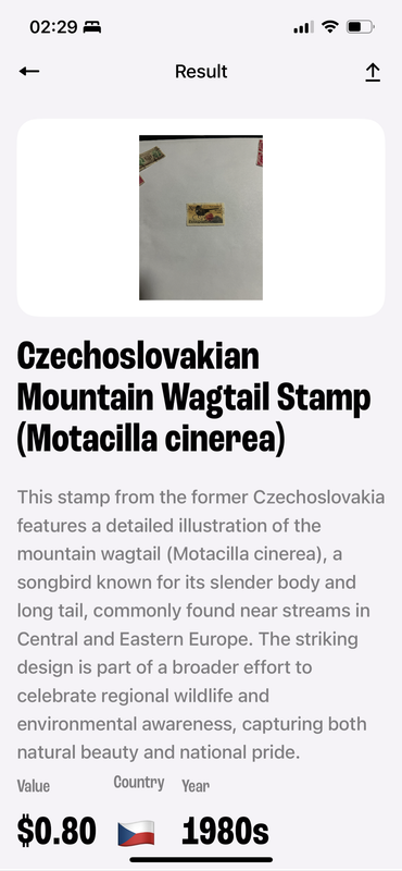 Czechoslovakian stamp europ