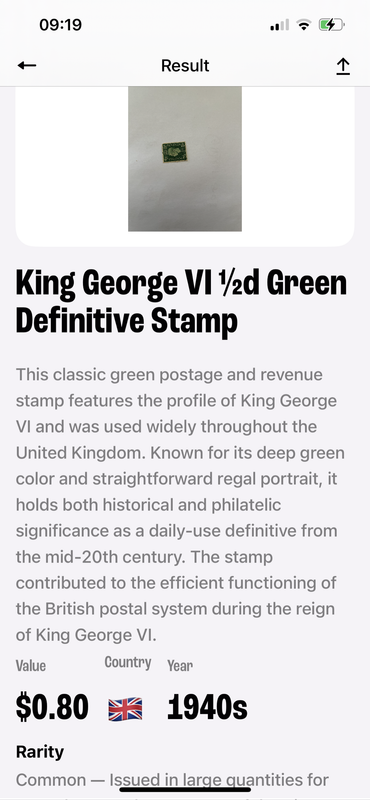 King George vi stamp