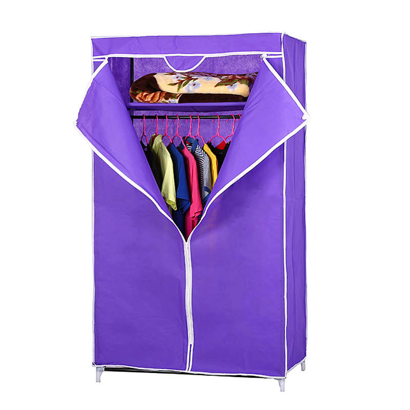Double Portable & Foldable Canvas Wardrobe - Great Storage Unit for Anything or Any Place