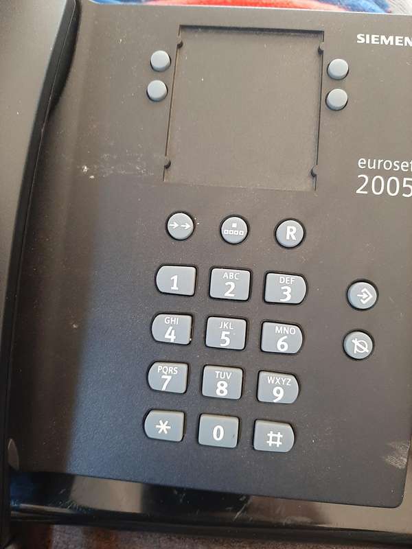 SIEMENS EUROSET 2005 ENHANCED TELEPHONE WITH SPEED DIALING