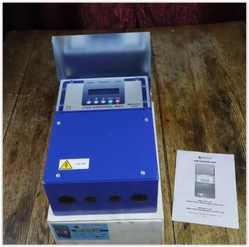 Electroil Borehole Inverter with USB Control Box PCM 3.0 control panel for Motor Control
