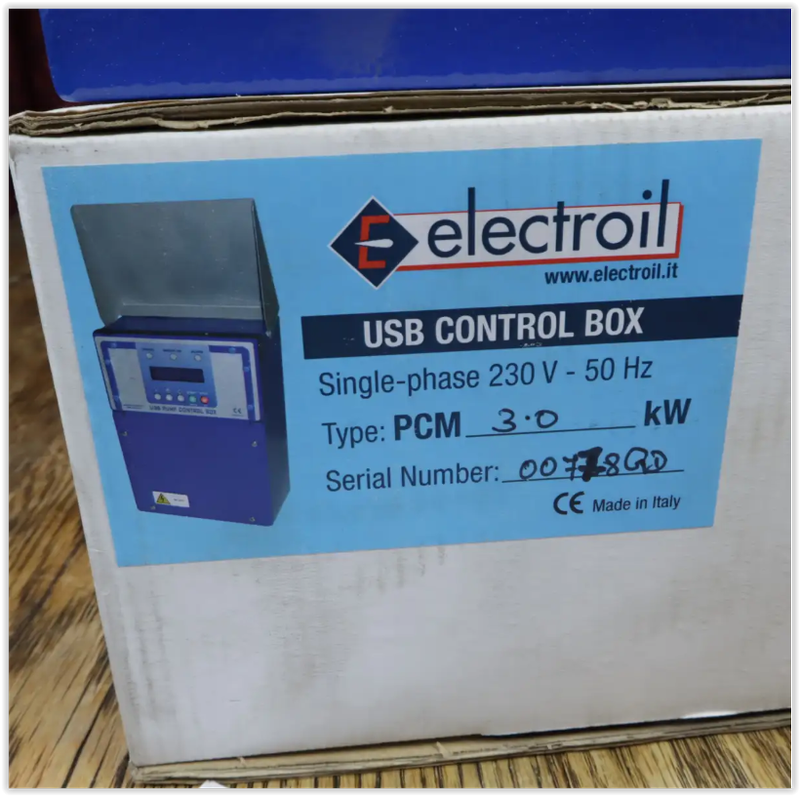 Electroil Borehole Inverter with USB Control Box PCM 3.0 control panel for Motor Control