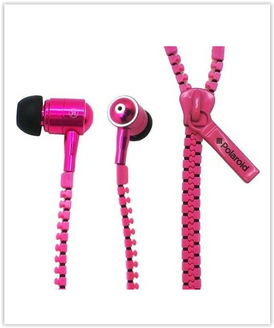 Polaroid Zipper Earphones