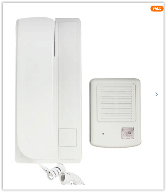 Wired Intercom Doorbell with Remote Unlock & 100m Range