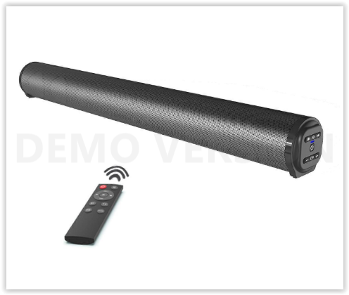 BS-10 Bluetooth 5.0 Speaker TV Soundbar with Remote Control(Black)